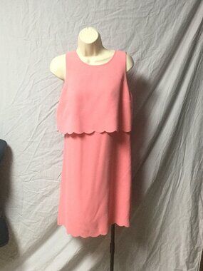 Ann Taylor The Loft Peach Dress - Size 6 Petite